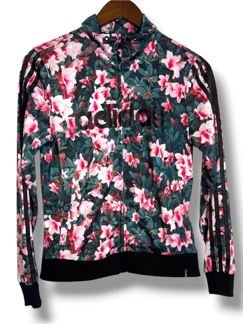 Adidas Neo Floral Track Jacket Zip Up Women’s Small Limited Edition AJ8560